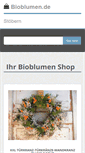 Mobile Screenshot of bioblumen.de