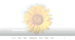 Desktop Screenshot of bioblumen.ch
